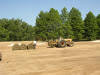 Installing Big rolls at Bellerive Country Club