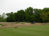 Sodding around the bunkers at Bellerive Country Club